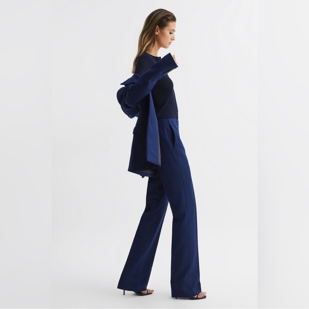 NWT REISS Kali-Slim Flare Trouser - Picture 3 of 14